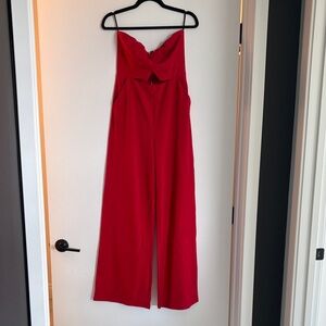 Elegant Red Jumpsuit